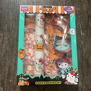 Retired Hello Kitty Halloween‎ Cookie Baking Set 45 Pc Handstand Kitchen Sanrio